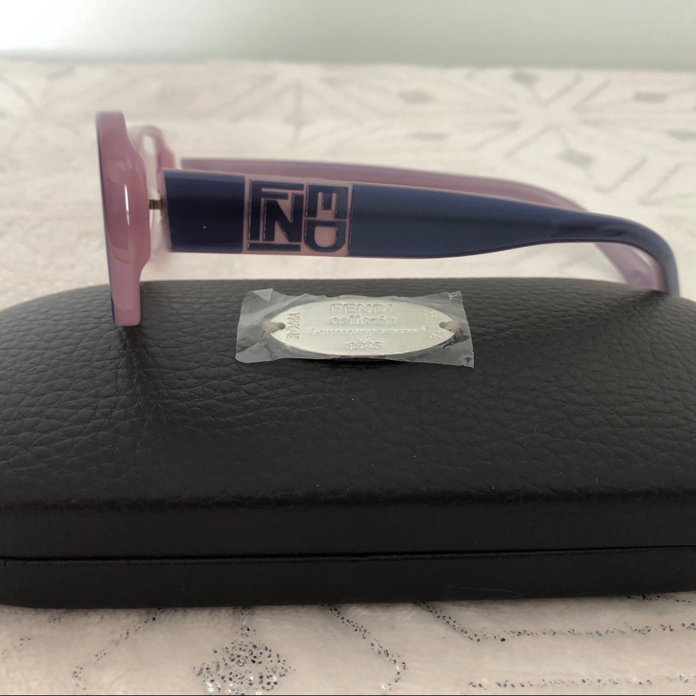 Fendi Lilac Rose Rectangle Eyeglasses 51 Mn Lens - Picture 2 of 8